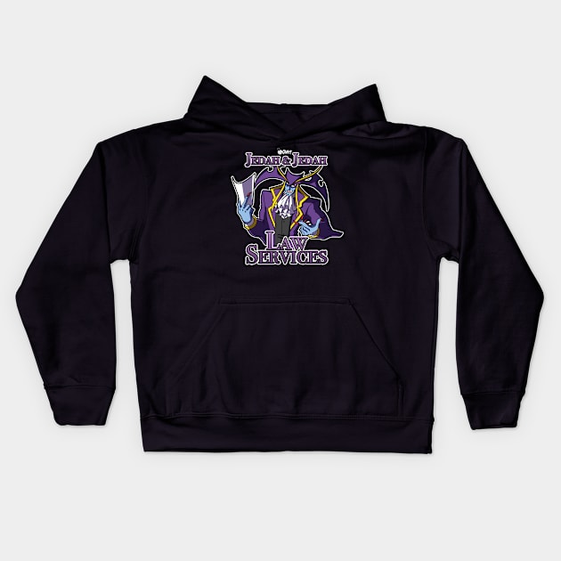 Jedah and Jedah Law Services Kids Hoodie by DrCrafty